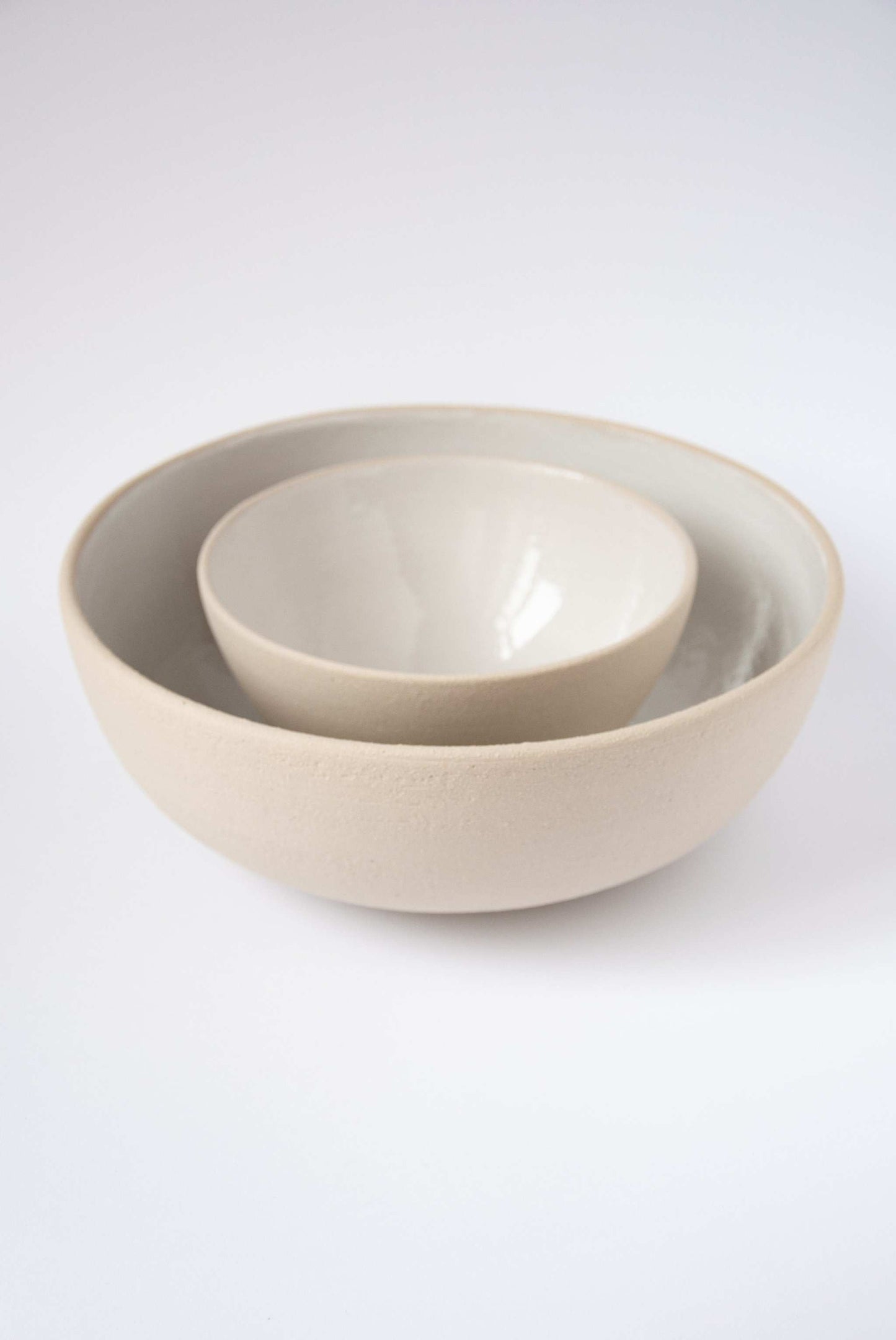 Artisan Stoneware Fruit Bowl and Centerpiece