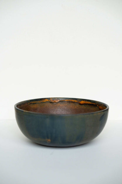 Handcrafted Rust Stoneware And Nesting Bowl Set