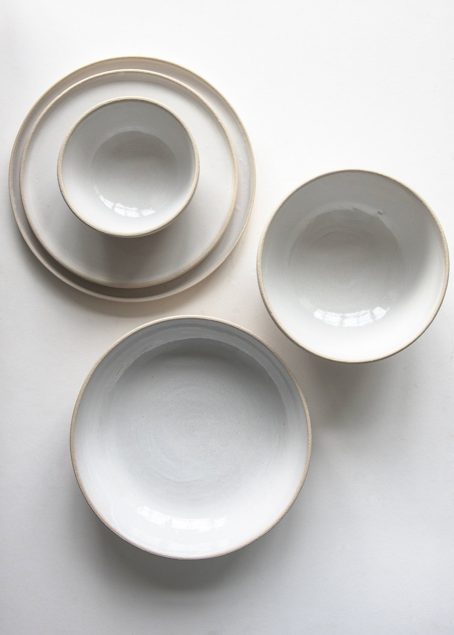 Handmade Stoneware and Ceramic Dinner Set