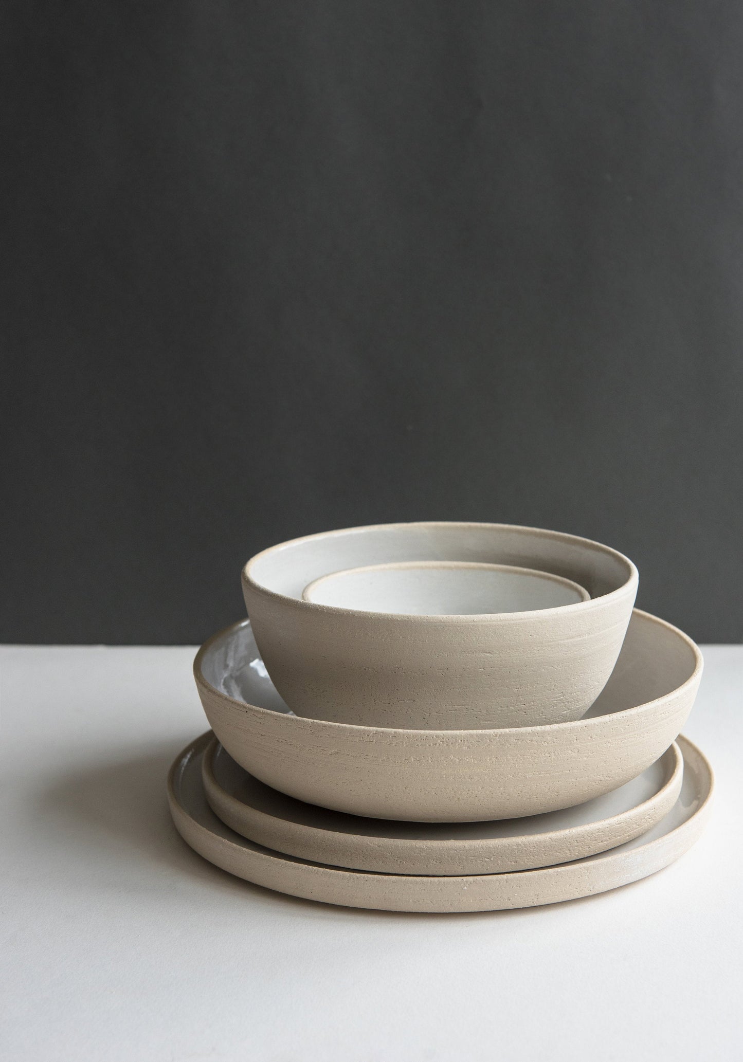 Handmade Stoneware and Ceramic Dinner Set