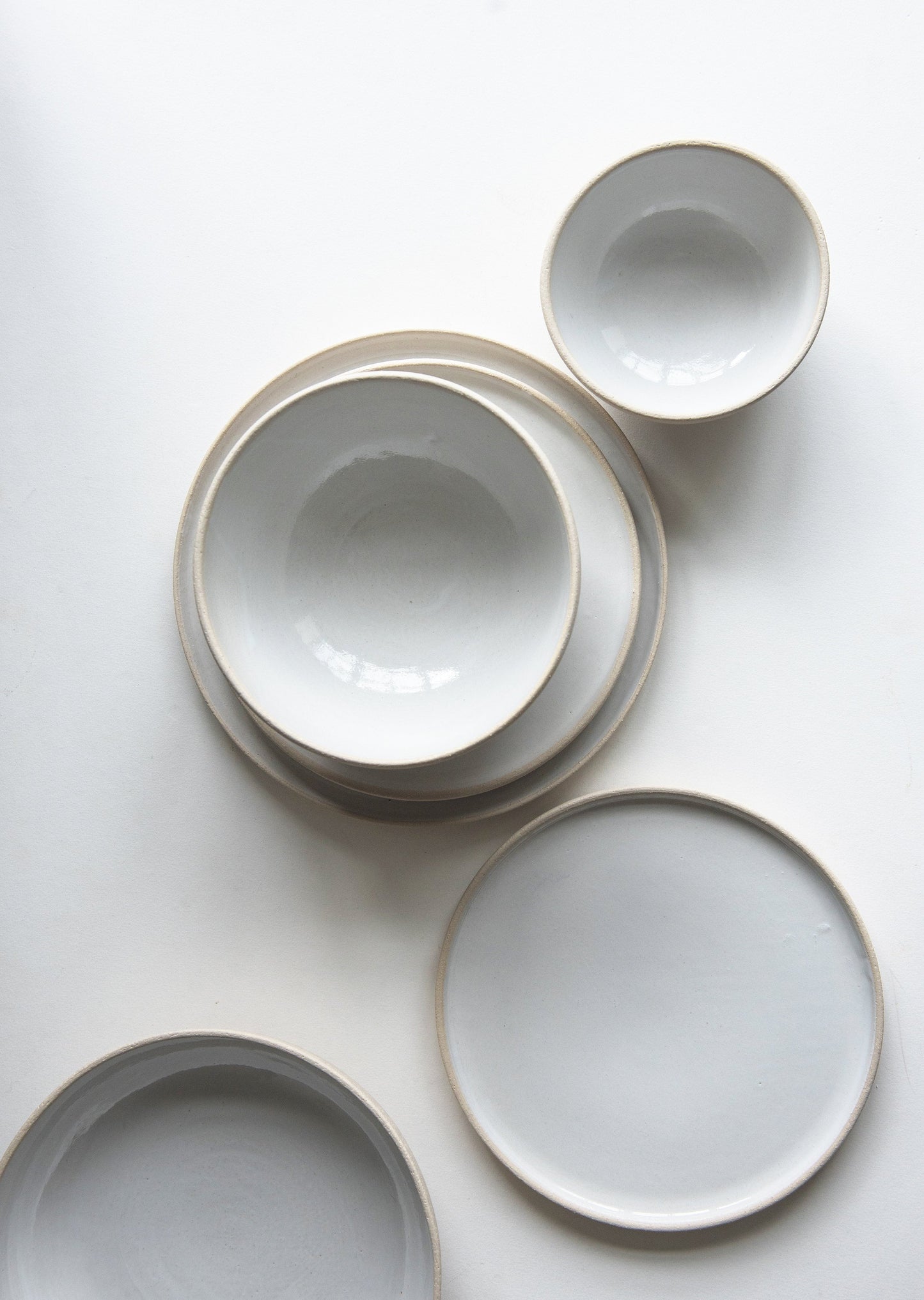 Handmade Stoneware and Ceramic Dinner Set