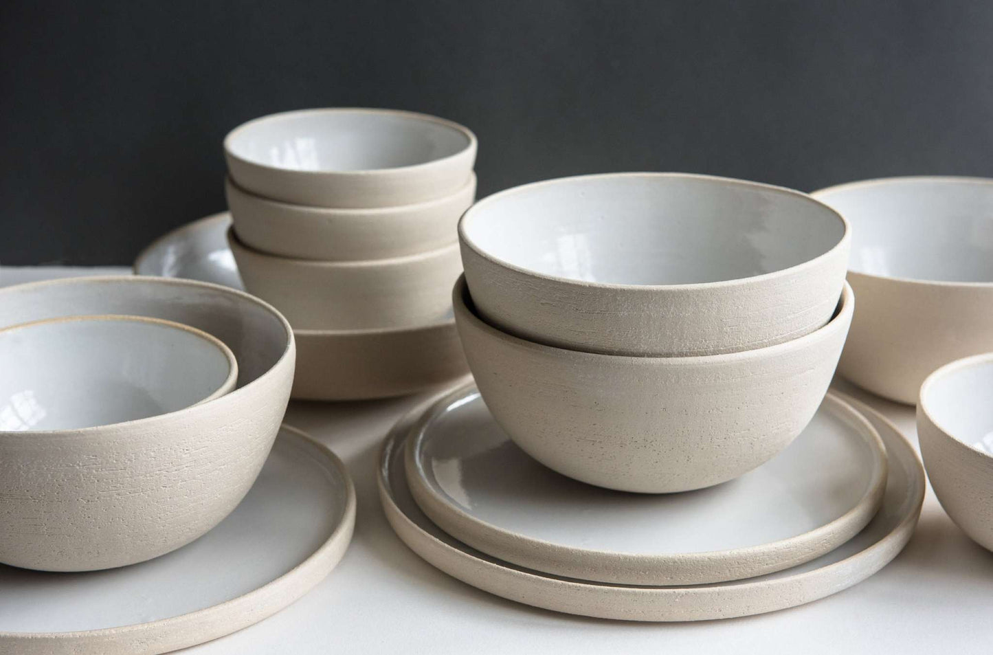 Handmade Stoneware Ceramic Plates And Dinnerware
