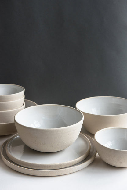 Handmade Stoneware and Ceramic Dinner Set