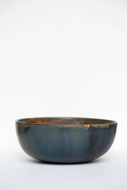 Handcrafted Rust Stoneware And Nesting Bowl Set
