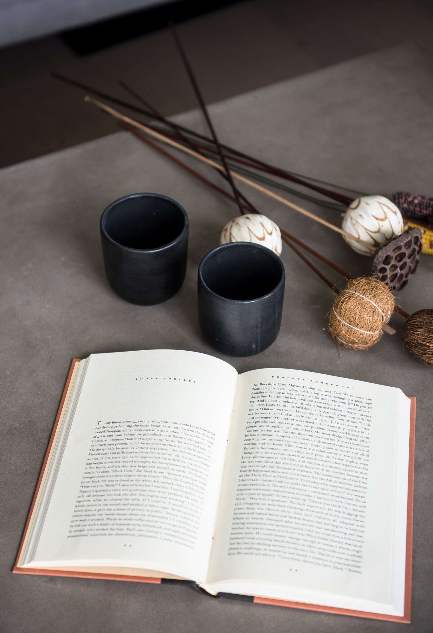 Handmade Black Stoneware Cup For Coffee And Tea