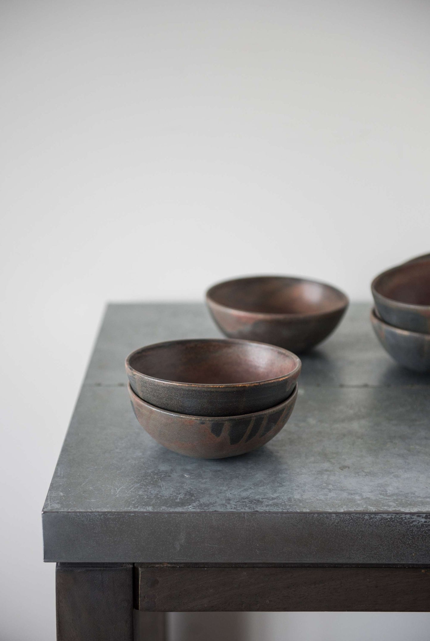Rust Stoneware Soup Bowl And A Reactive Glaze