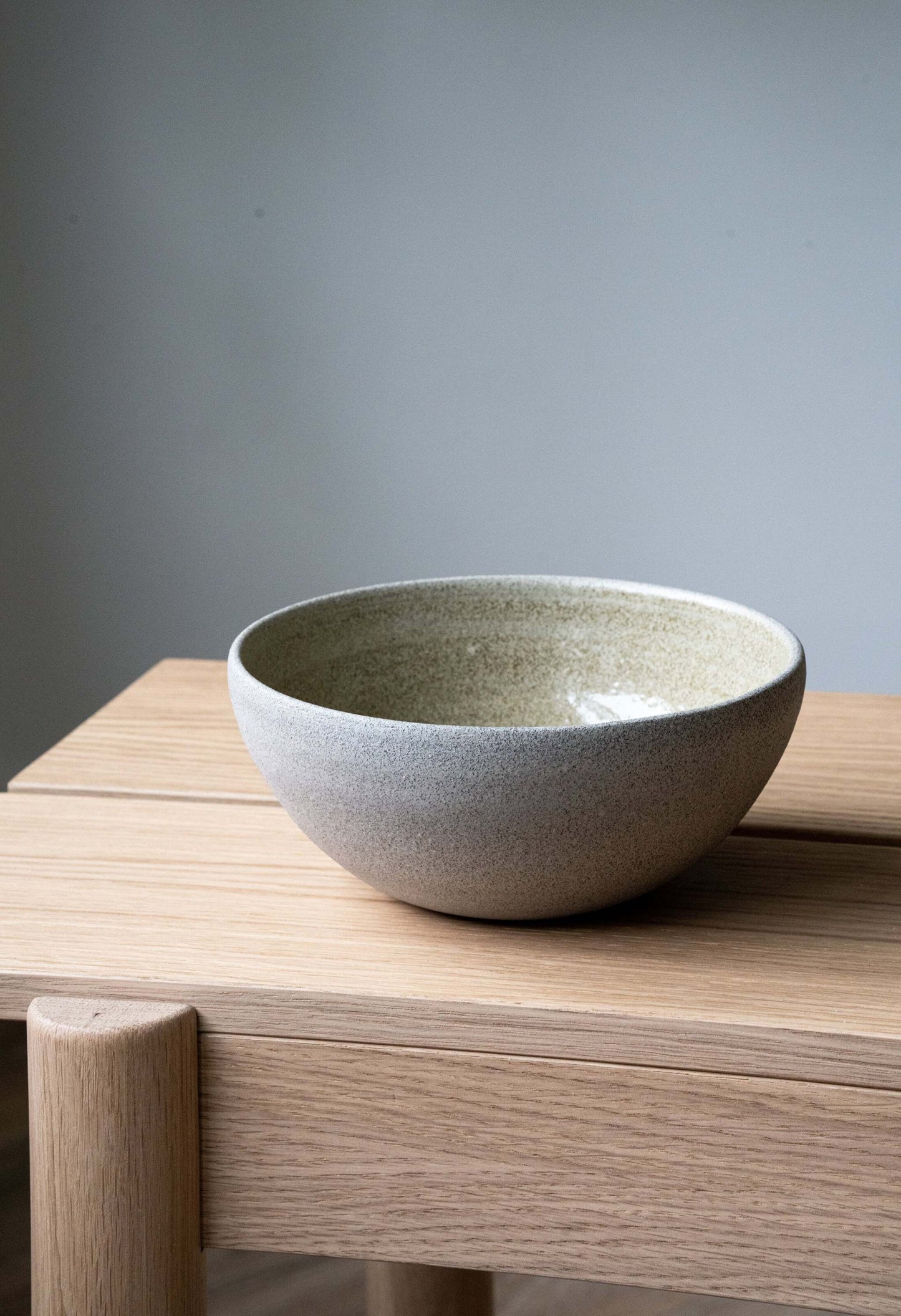 Textured Concrete Stoneware Bowl for Daily Use