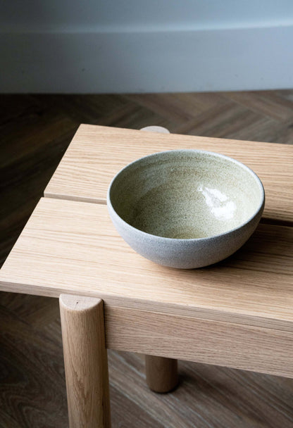 Textured Concrete Stoneware Bowl for Daily Use