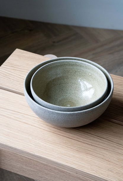 Textured Concrete Stoneware Bowl for Daily Use