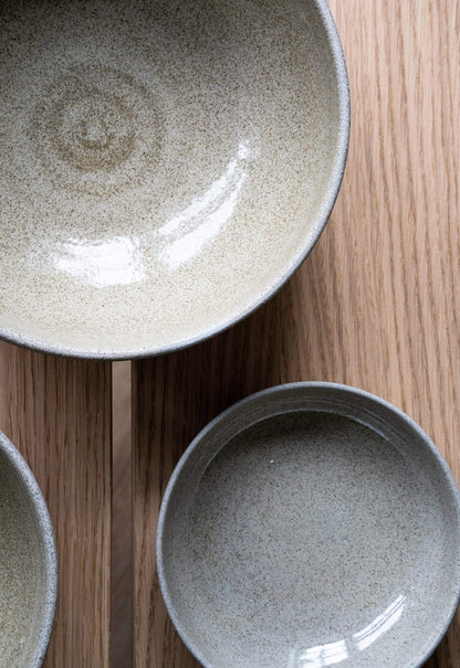 Textured Concrete Stoneware Bowl for Daily Use