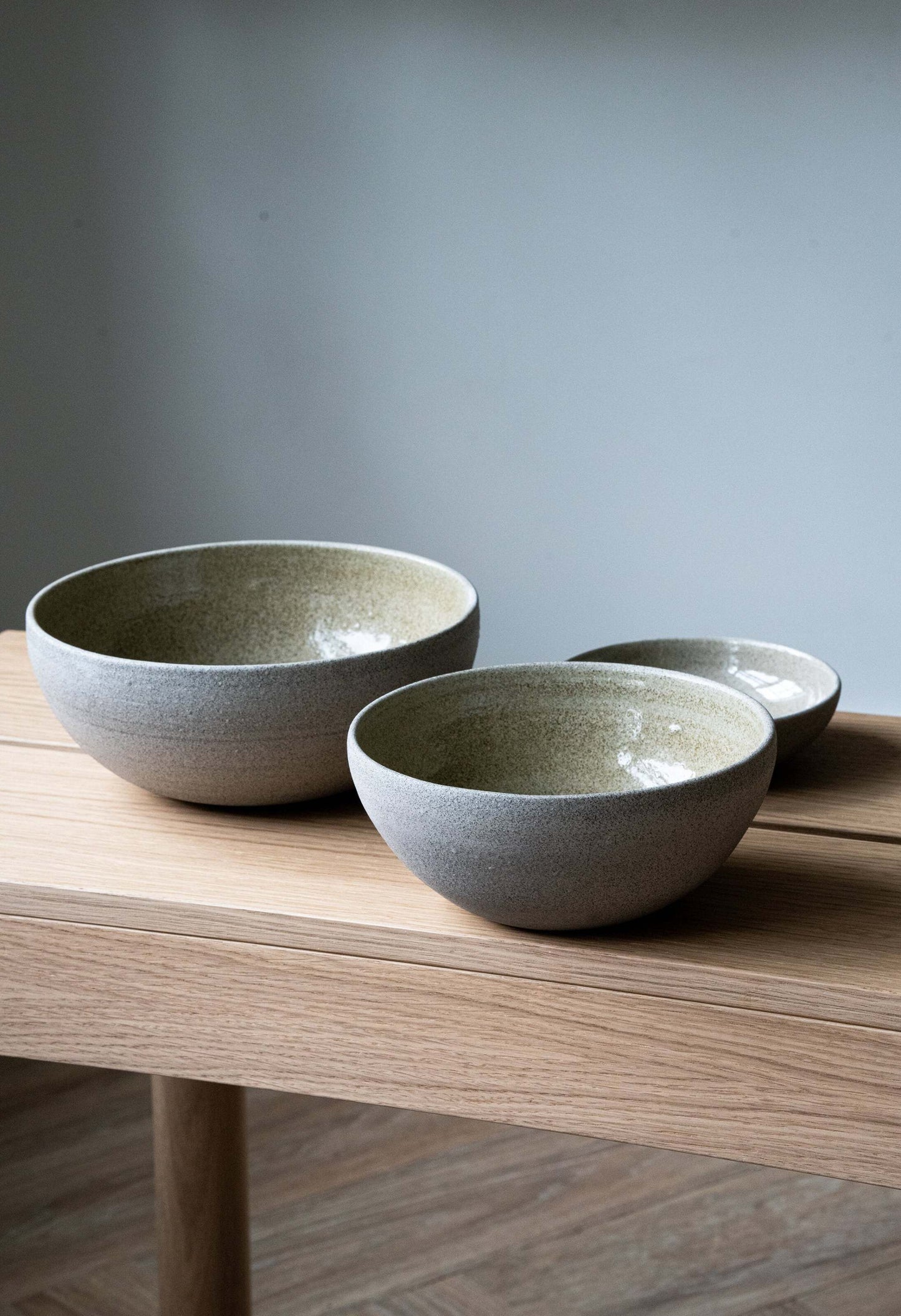 Textured Concrete Stoneware Bowl for Daily Use