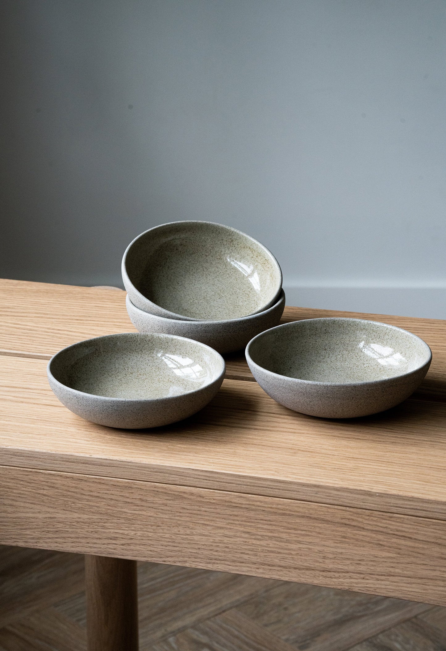 Stoneware Mini Bowl and Textured Concrete Look