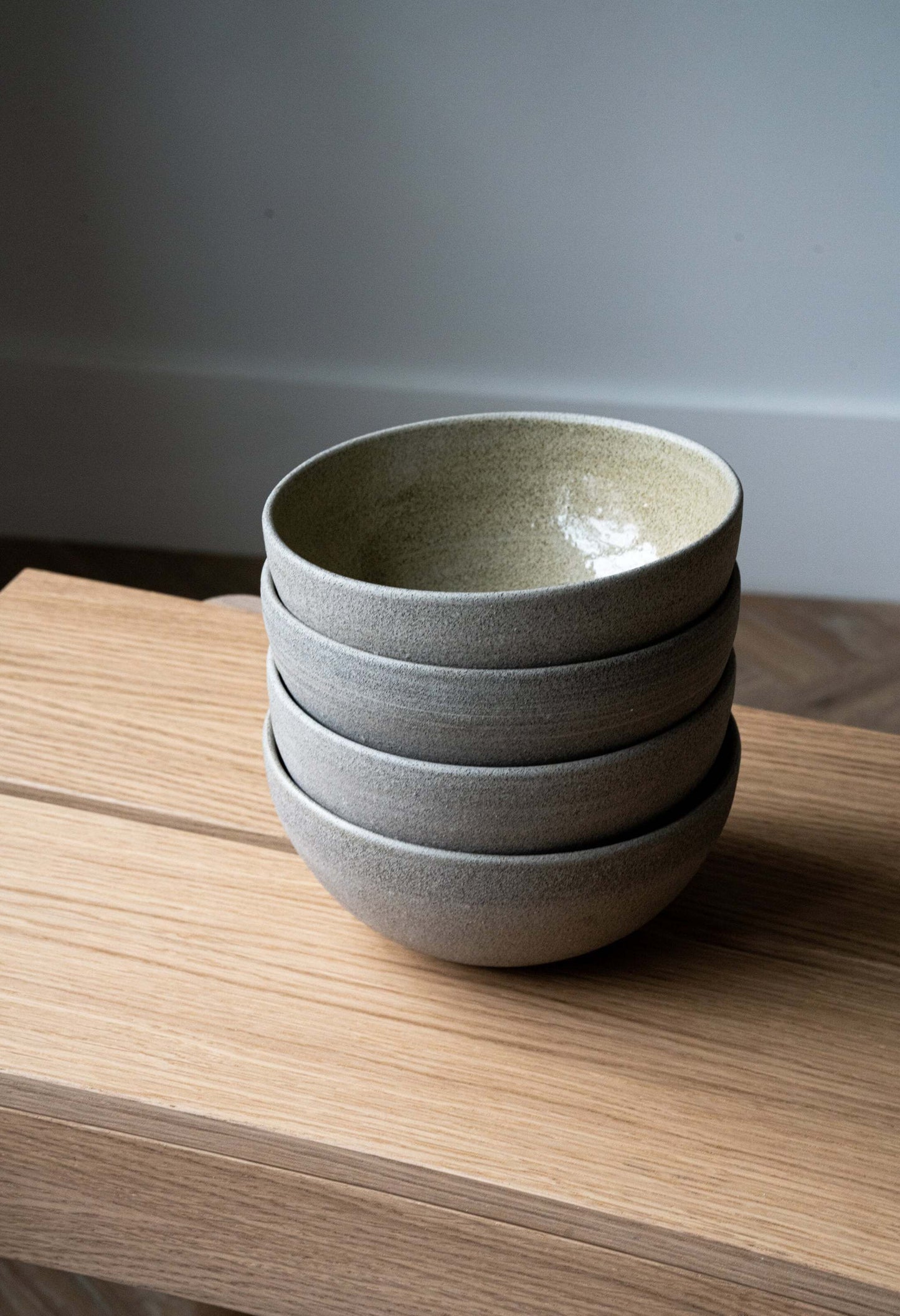 Textured Concrete Stoneware Bowl for Daily Use