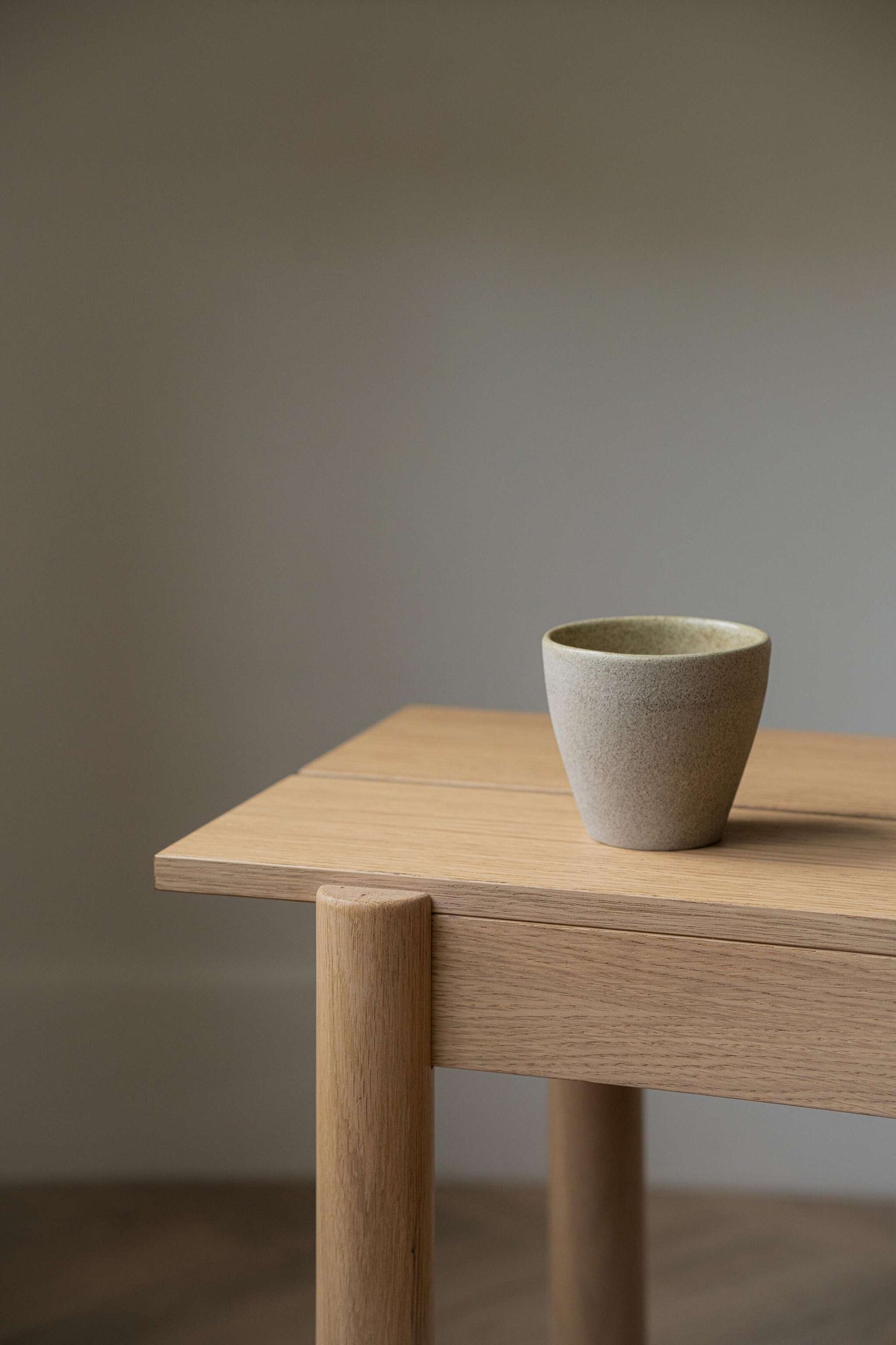 Glossy Concrete Finish and Stoneware Mug