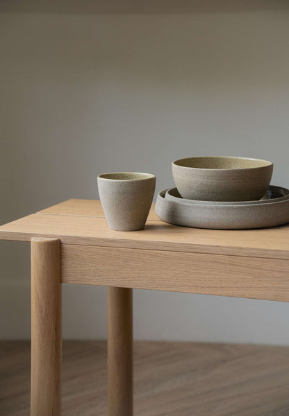 Glossy Concrete Finish and Stoneware Mug
