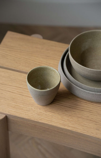 Glossy Concrete Finish and Stoneware Mug