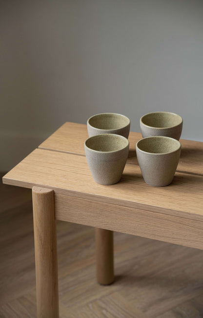 Glossy Concrete Finish and Stoneware Mug