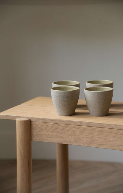Glossy Concrete Finish and Stoneware Mug