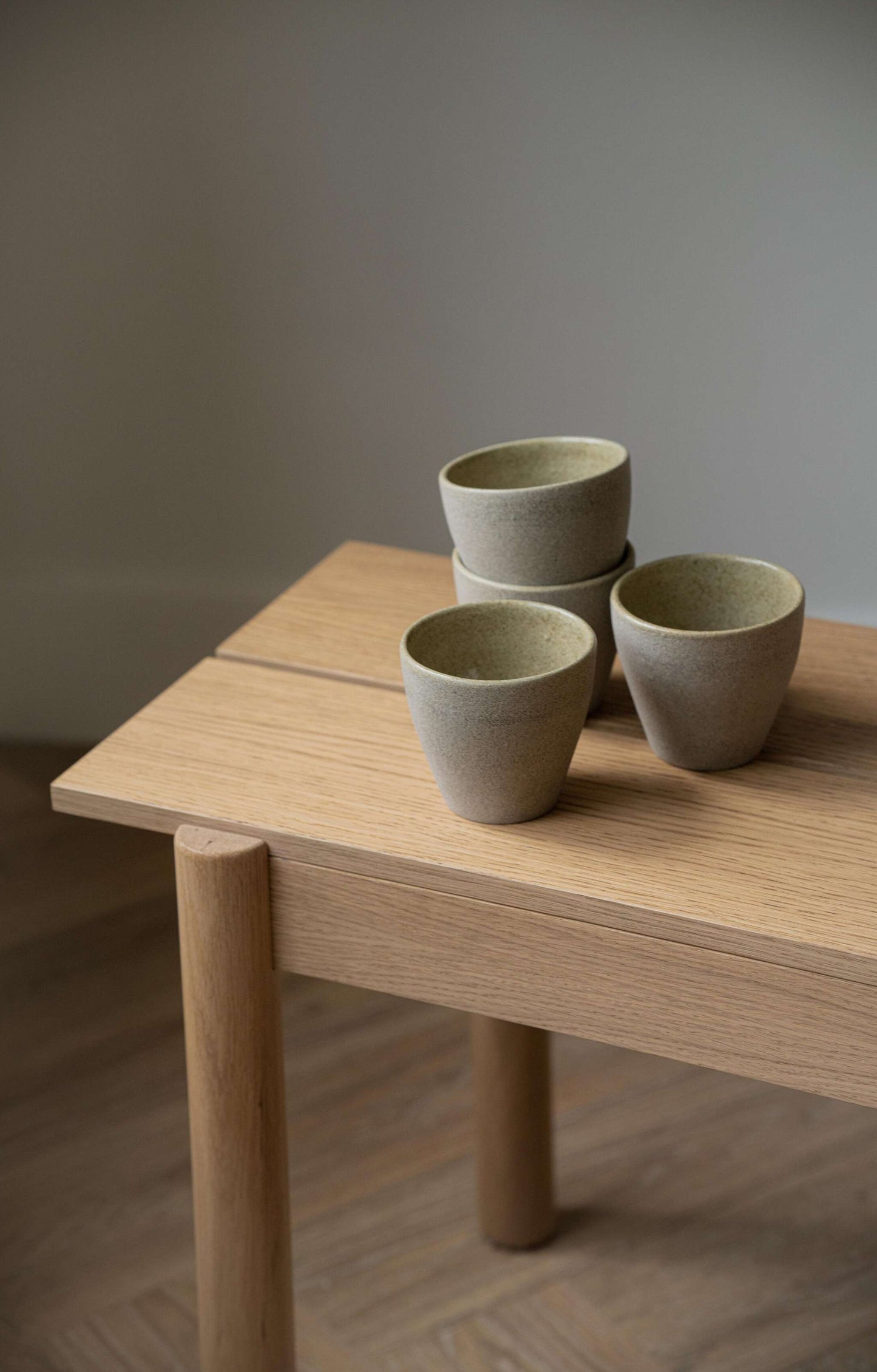 Glossy Concrete Finish and Stoneware Mug