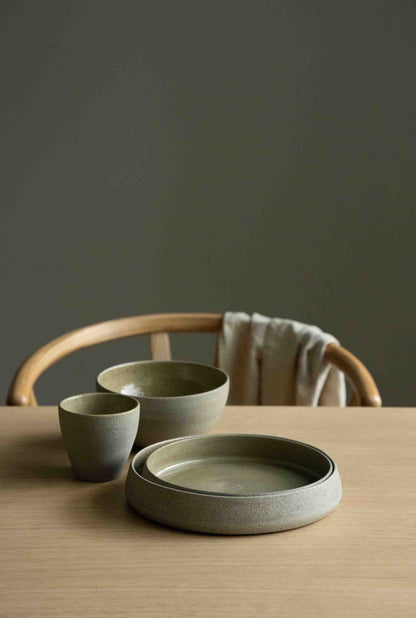 Handmade Stoneware Dinner Set and the Cup