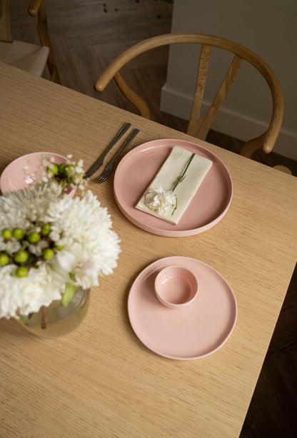 Handmade Porcelain Coffee Cup In Powder Pink