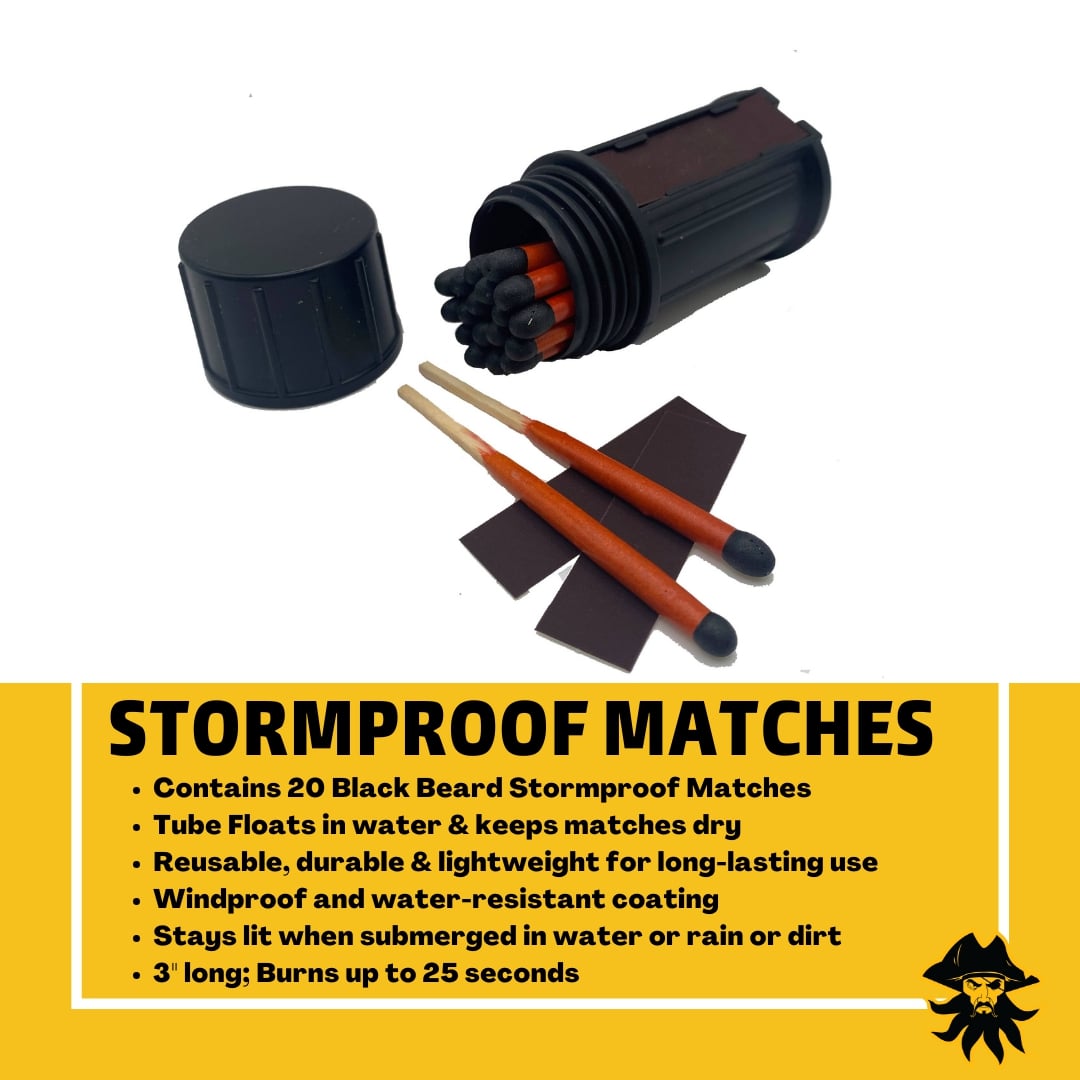 Stormproof Fire Matches | Water Proof Matches for Camping - Tampa soil911.com
