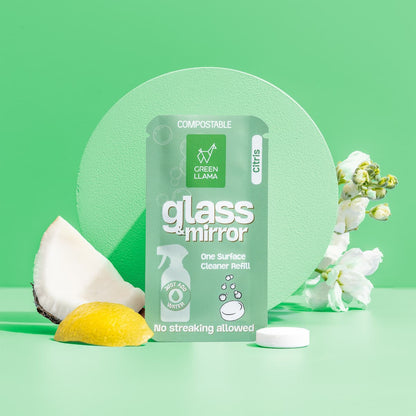 Streak-Free Glass & Mirror Cleaner Kit with Litsea Cubeba Fragrance - Tampa Home & Garden Store
