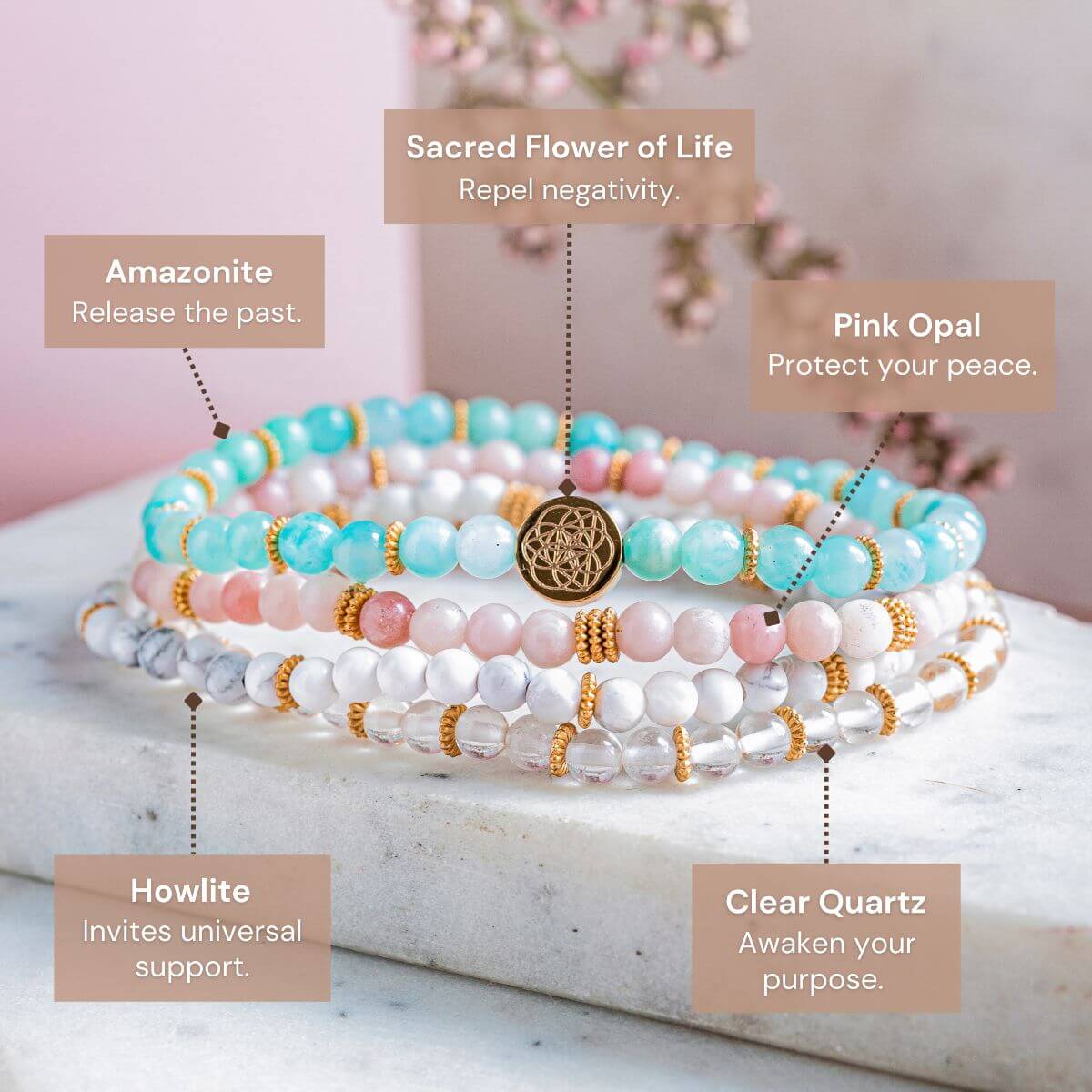 Stress Reliever Bracelet Pack of 4 - Tampa Home & Garden Store