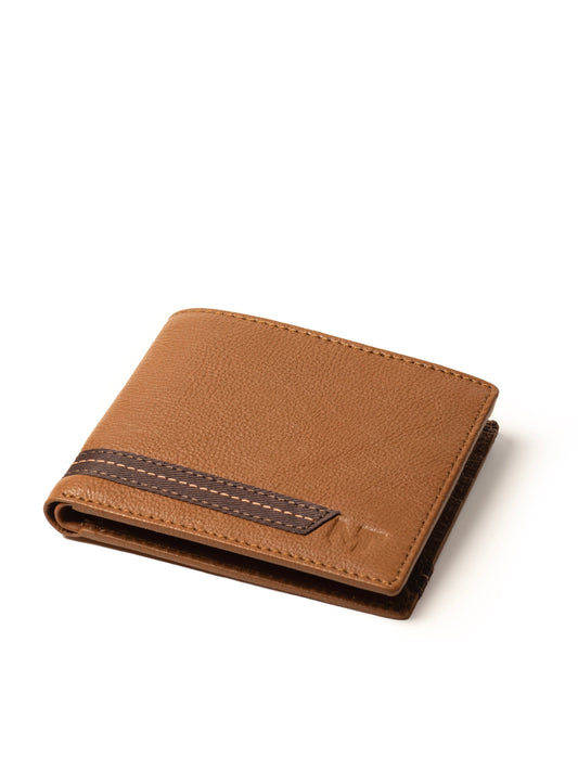 Stripe Brown Men's Wallet - Tampa Home & Garden Store