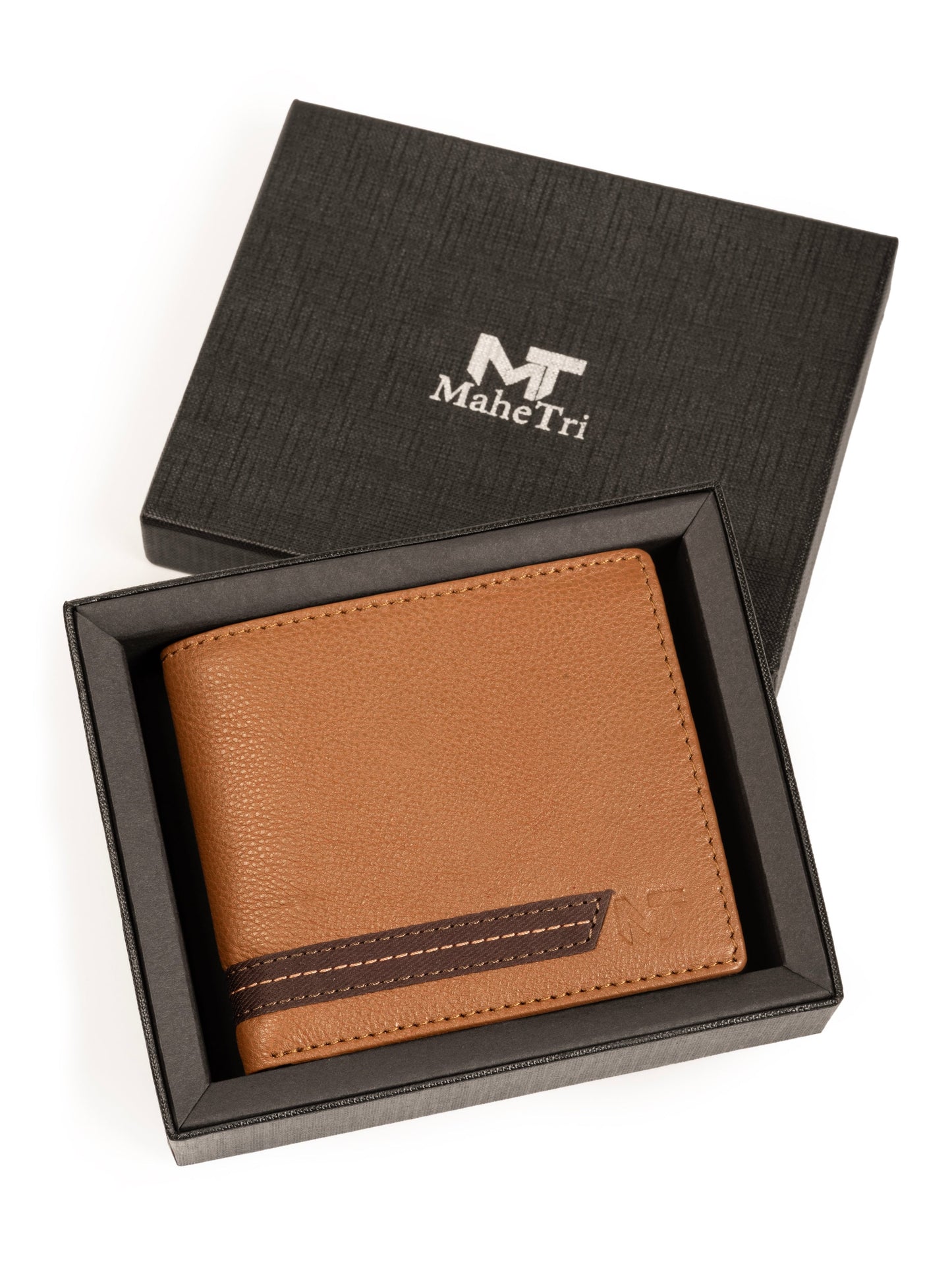Stripe Brown Men's Wallet - Tampa Home & Garden Store