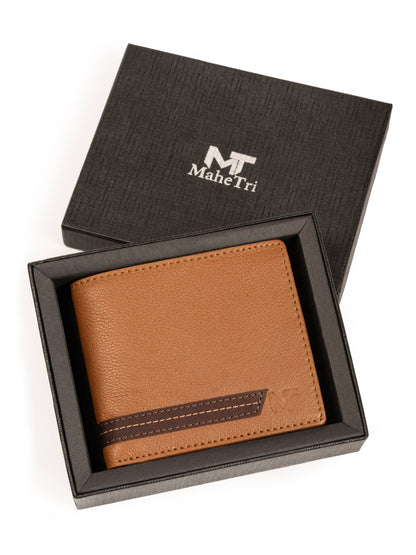 Stripe Brown Men's Wallet - Tampa Home & Garden Store