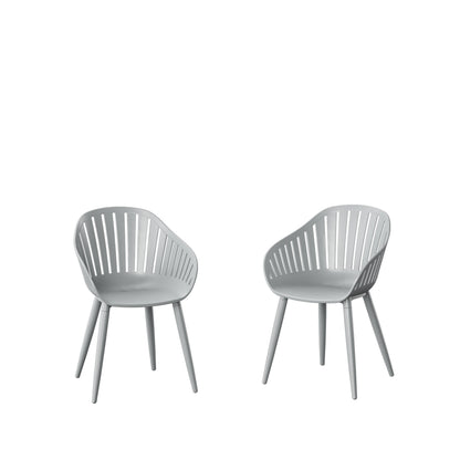 Nassau Resin and Aluminum Chairs 4-piece outdoor set by LifestyleGarden US on Tampa Home & Garden Store
