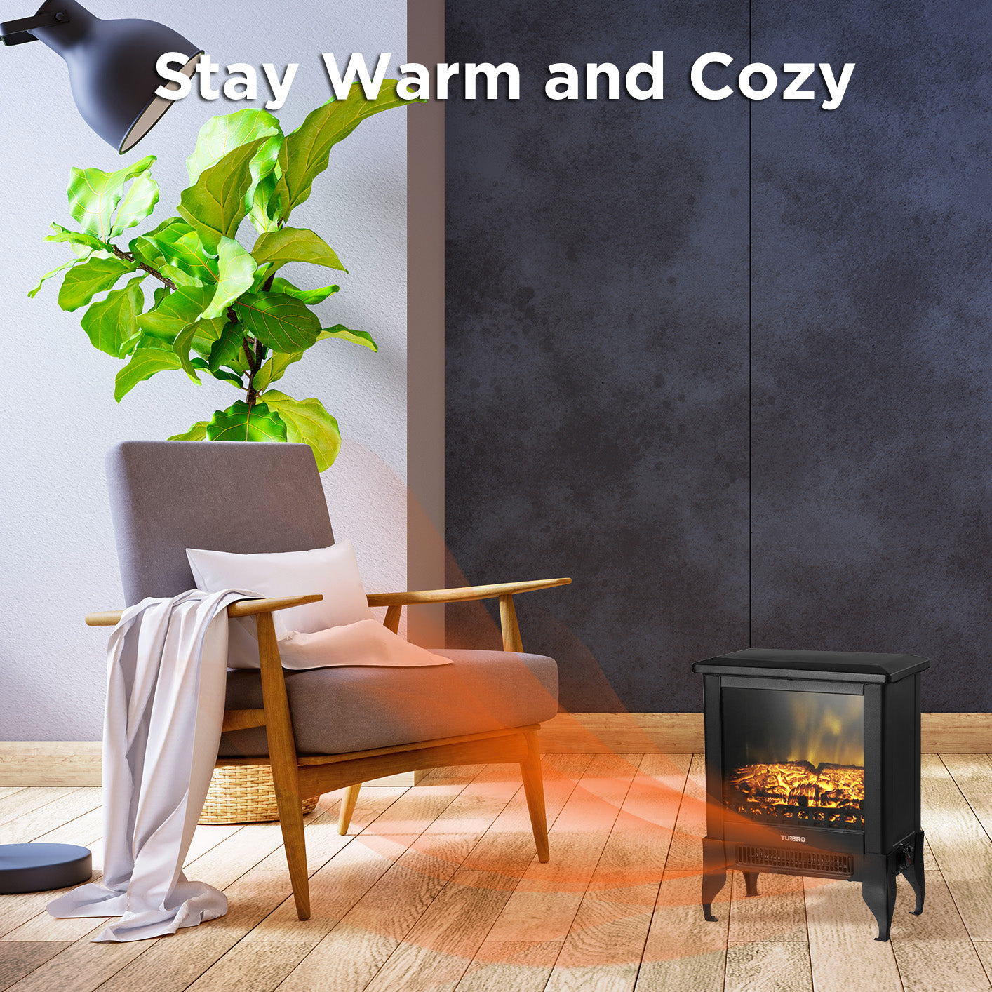 Suburbs TS17 Electric Fireplace Stove Heater - Tampa Home & Garden Store
