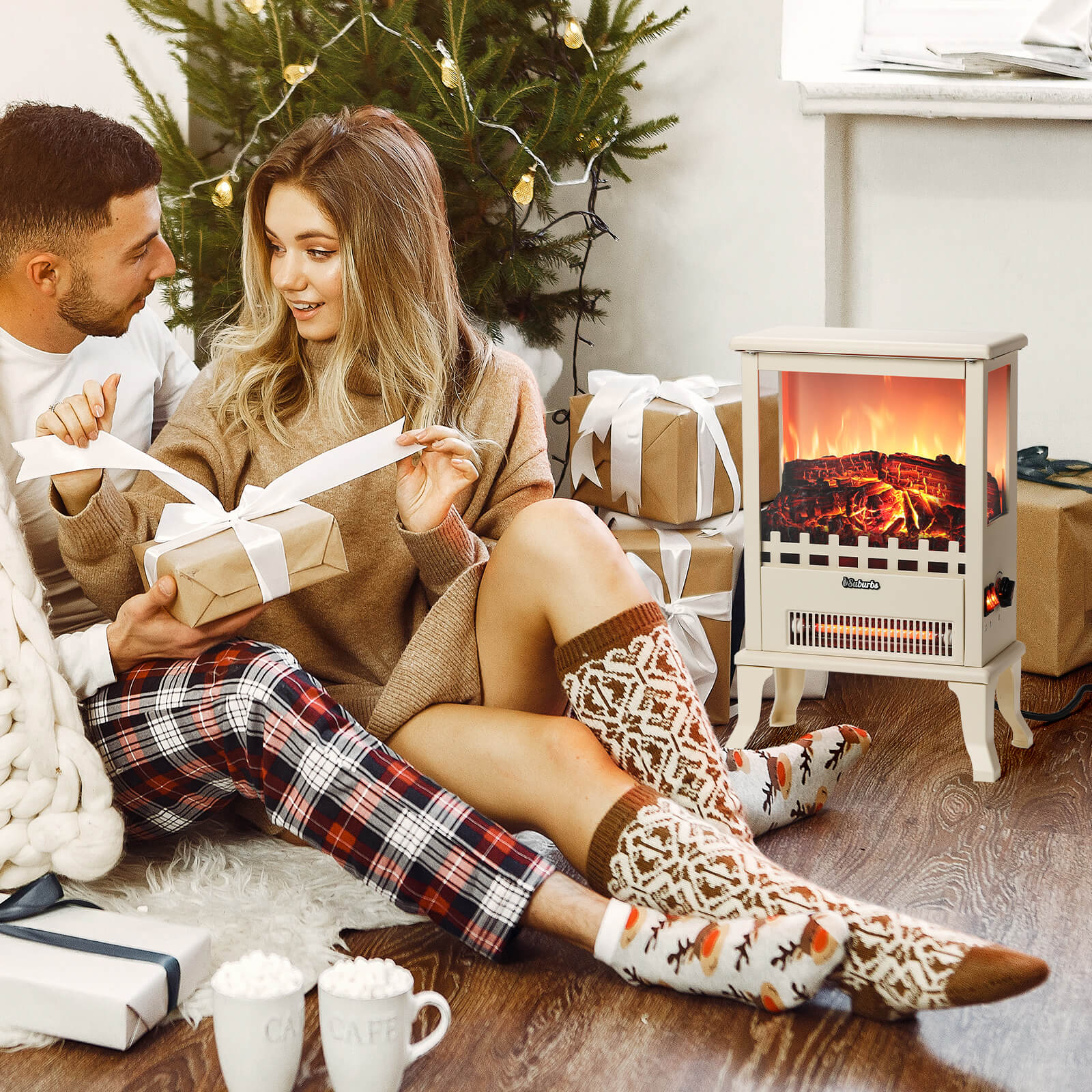 Suburbs TS17Q Electric Fireplace Stove Heater - Tampa Home & Garden Store