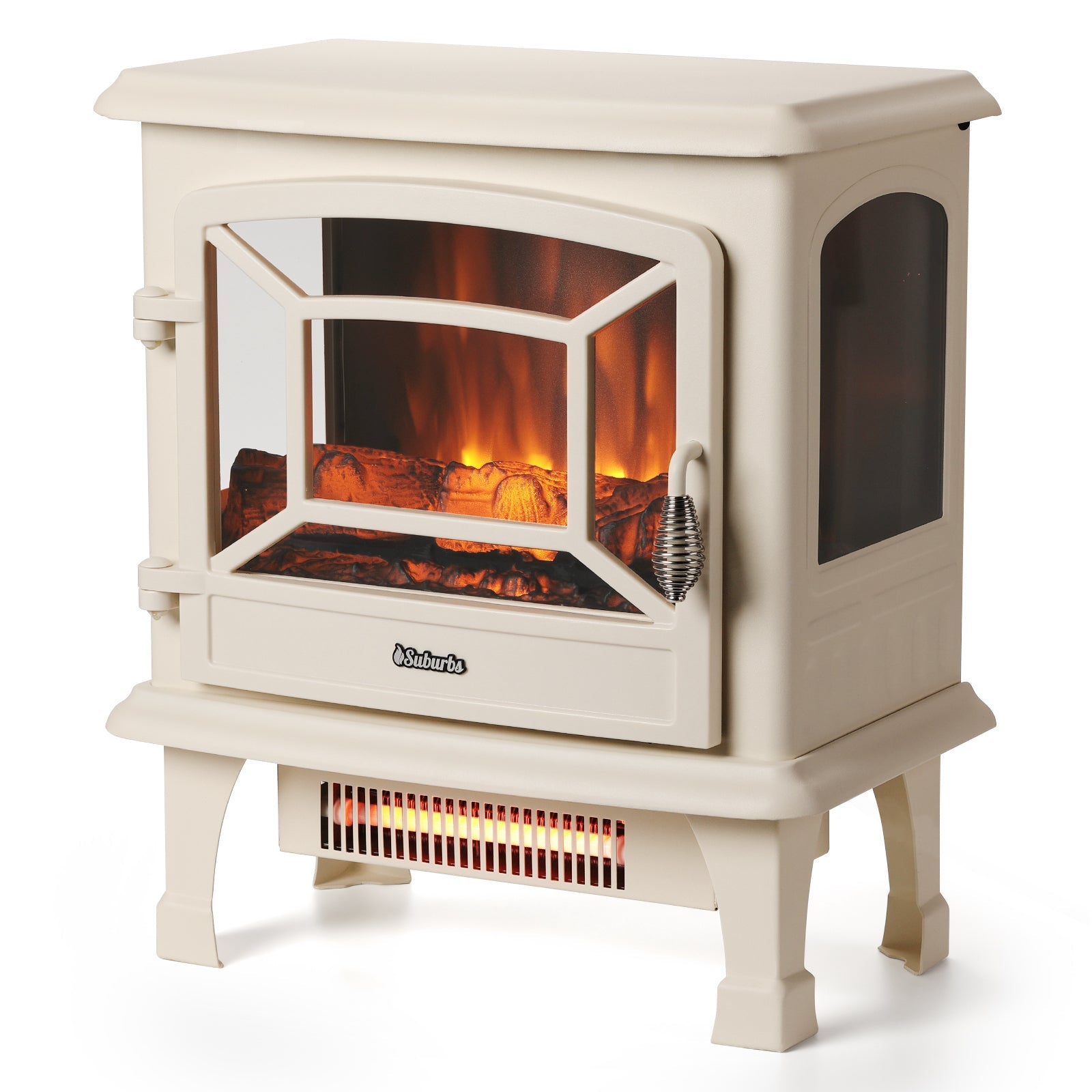 Suburbs TS20-SD Electric Fireplace Stove Heater with Sound - Tampa Home & Garden Store