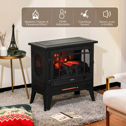 Suburbs TS25 Smart Electric Fireplace Stove Heater, WiFi Enabled - Tampa Home & Garden Store