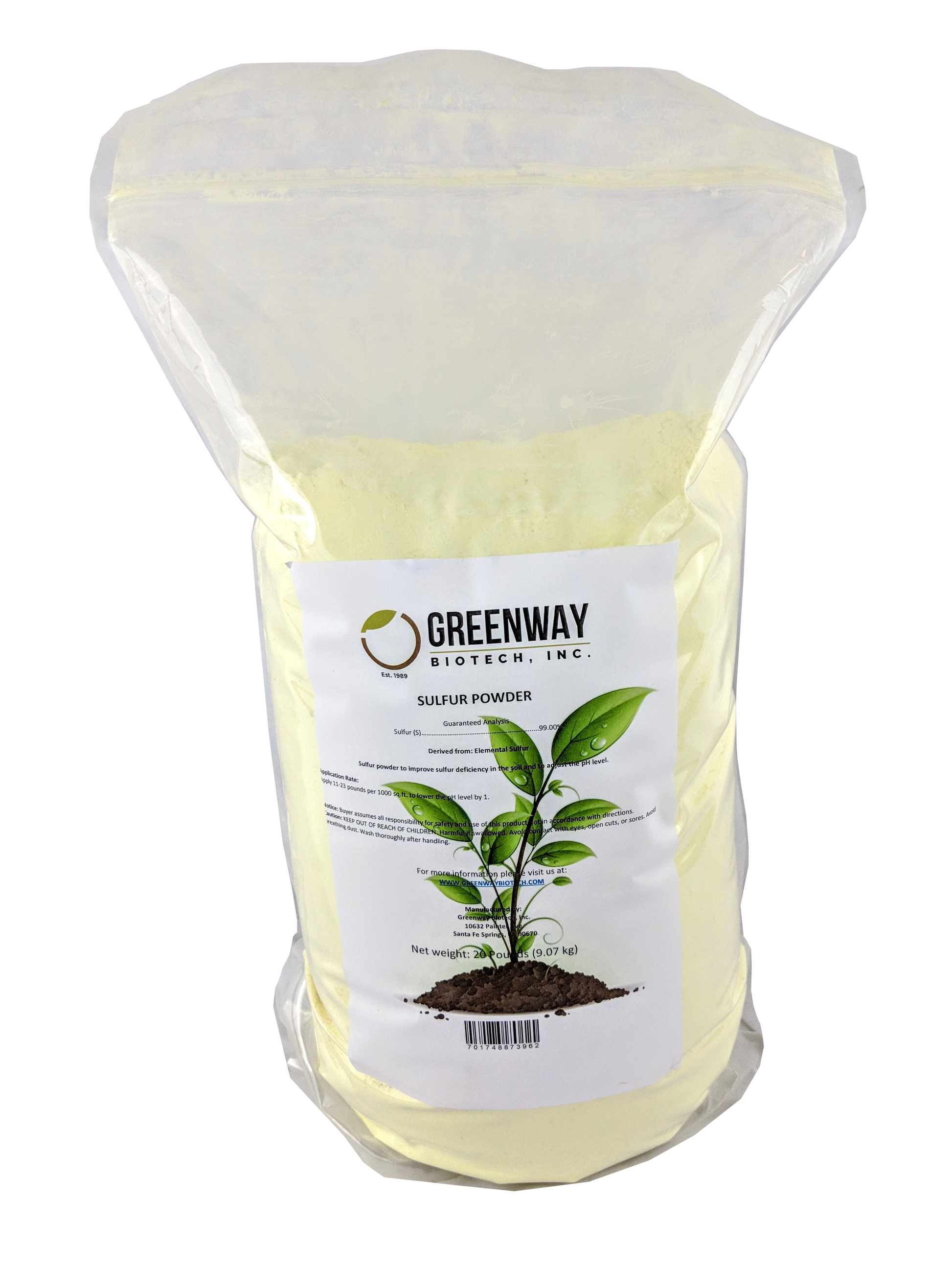 Sulfur Powder for Plants | Pure Sulfur Powder - Tampa Home & Garden Store