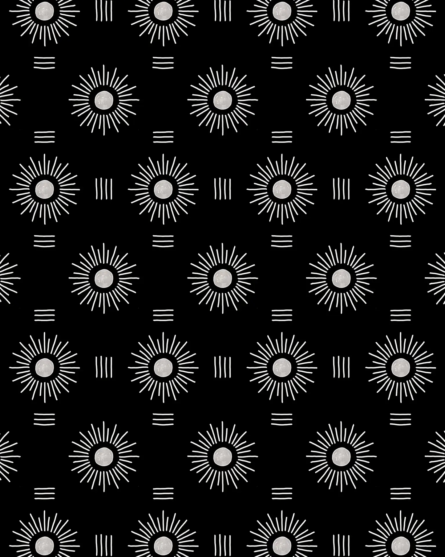 Sun Rays Wallpaper, black and white - Tampa Home & Garden Store