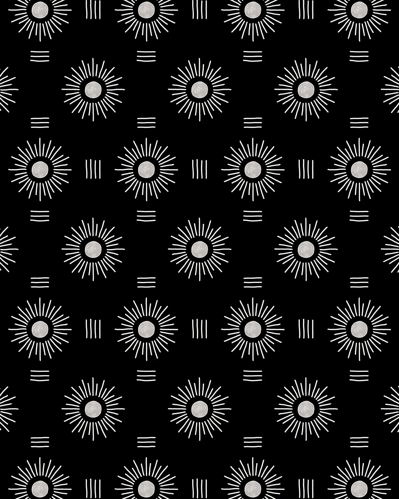 Sun Rays Wallpaper, black and white - Tampa Home & Garden Store