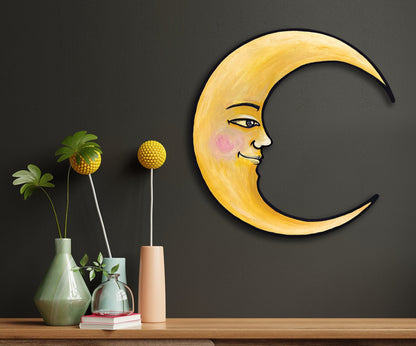 Sun Wall Art Ready to Hang 20" Smiling Yellow Sun Wall Decor - Tampa Home & Garden Store