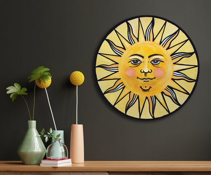 Sun and Moon Set Ready to Hang 20" Wall Art - Tampa Home & Garden Store
