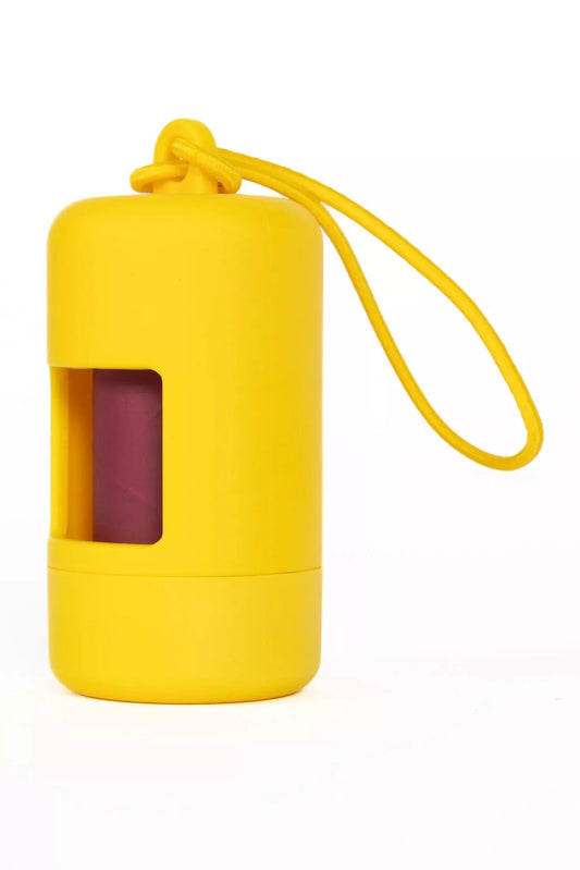 Sun-kissed Yellow Waste Bag Dispenser - Tampa Home & Garden Store