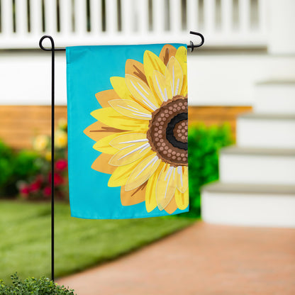 Sunflower Basic Applique Garden Flag - Tampa Home & Garden Store