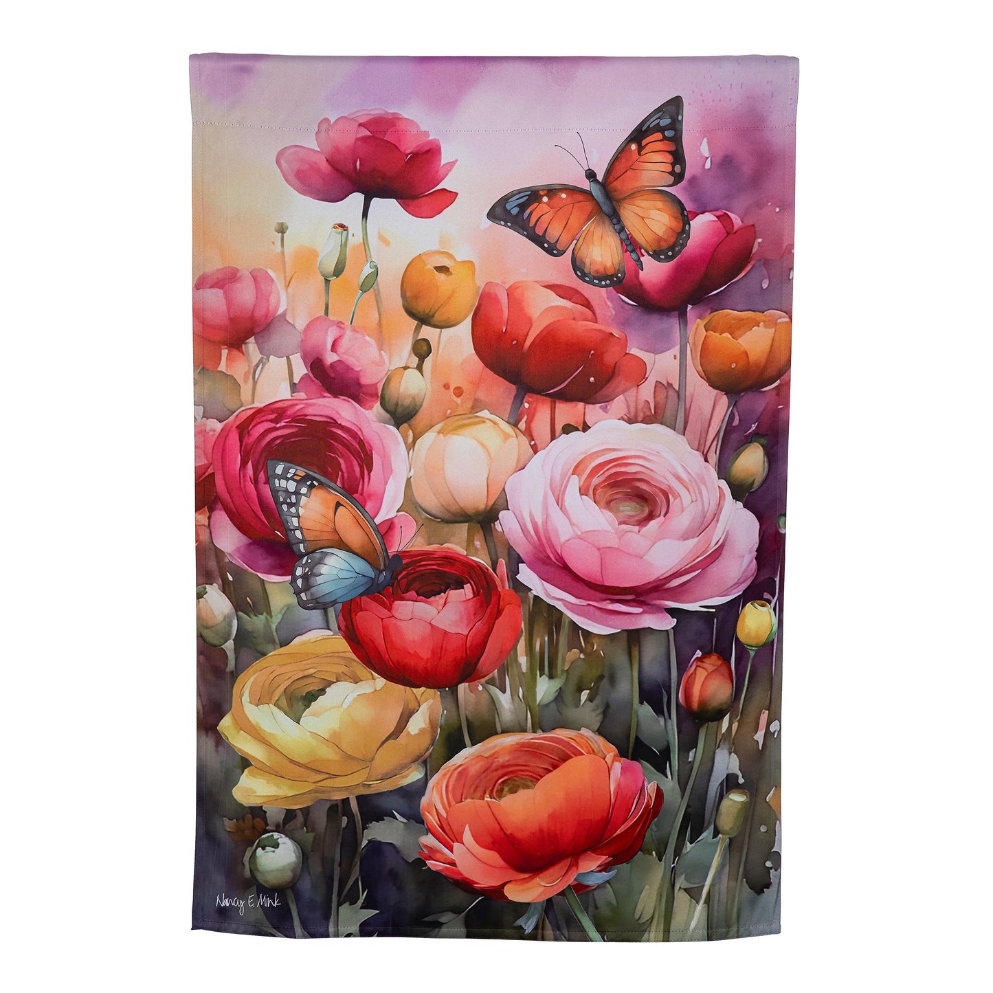 Sunset Garden Suede House Flag - Tampa Home & Garden Store
