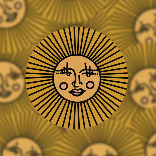 Sunshine Sun - Vinyl Sticker - Tampa Home & Garden Store