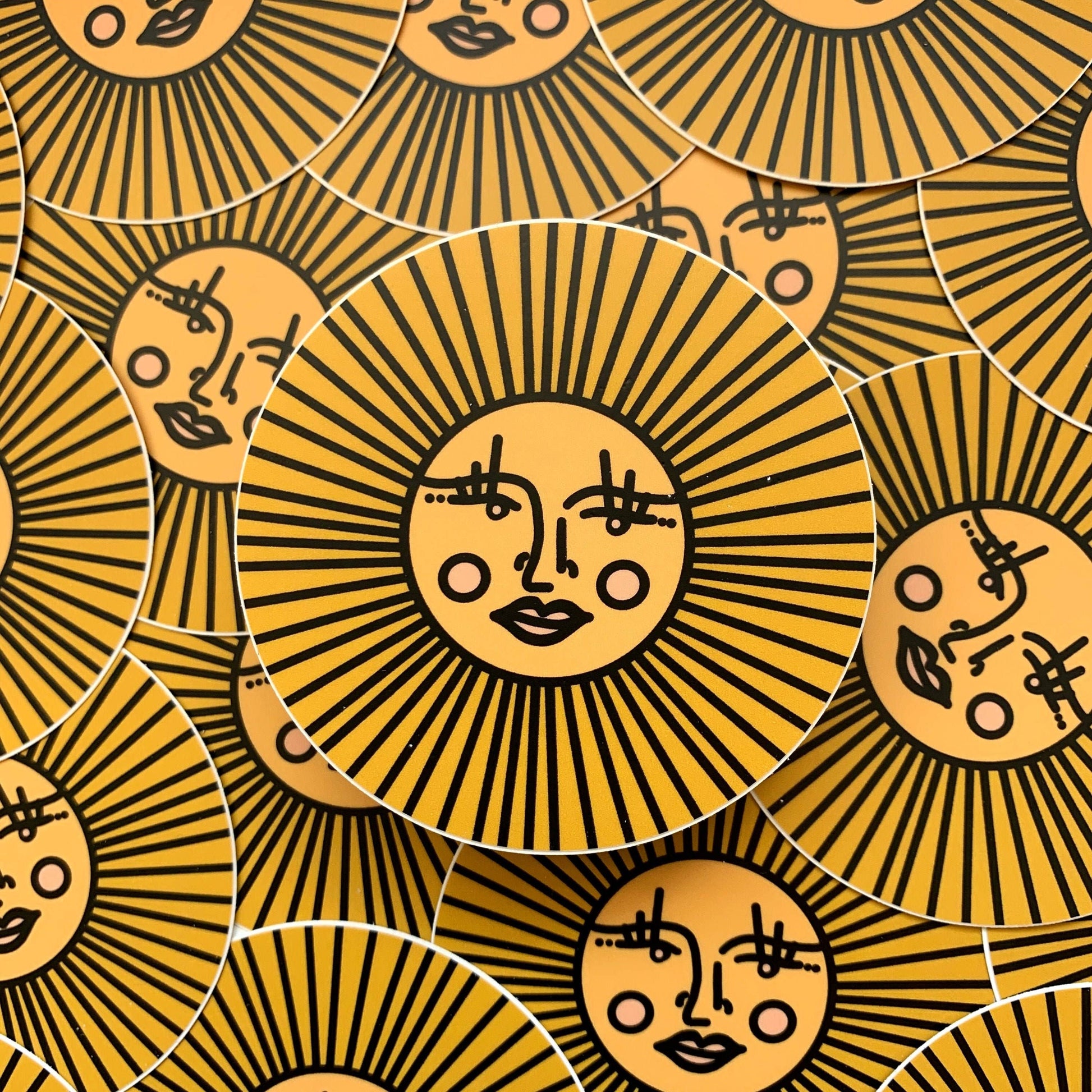 Sunshine Sun - Vinyl Sticker - Tampa Home & Garden Store
