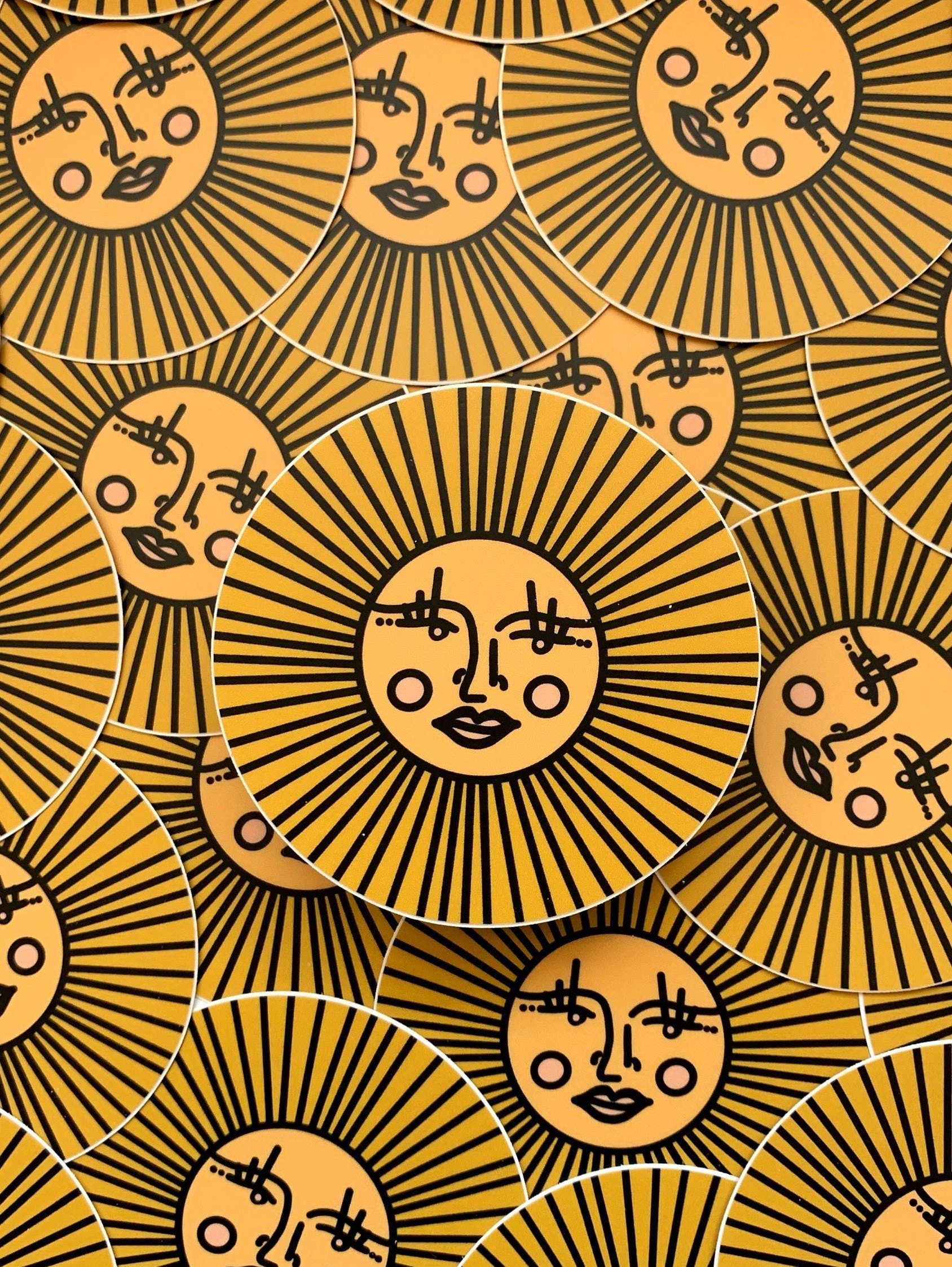 Sunshine Sun - Vinyl Sticker - Tampa Home & Garden Store