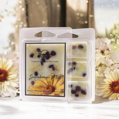Sunshower Mist Crystal-Enhanced Premium Coconut-Soy Wax Melts - Tampa Home & Garden Store