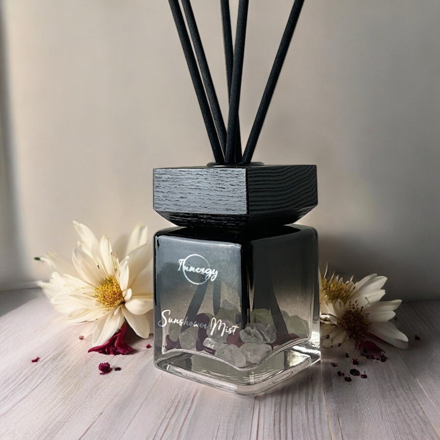 Sunshower Mist Crystal-Enhanced Reed Oil Diffuser, 100ml - Tampa Home & Garden Store
