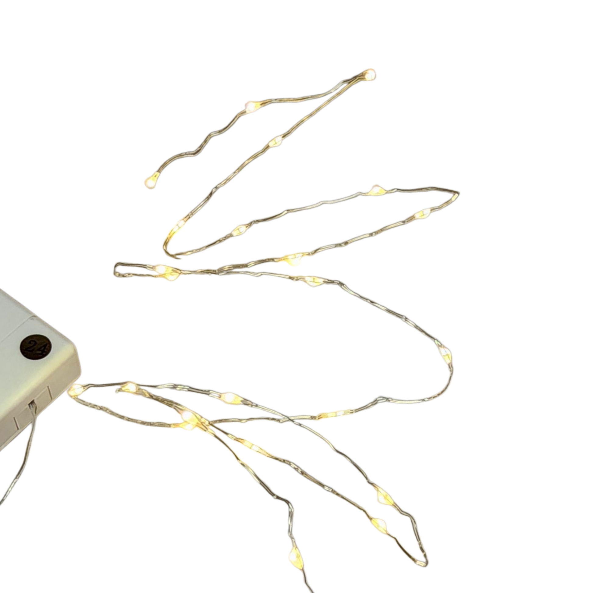 Super Bright Yellow 24 LED Light String for Villages - Tampa Home & Garden Store